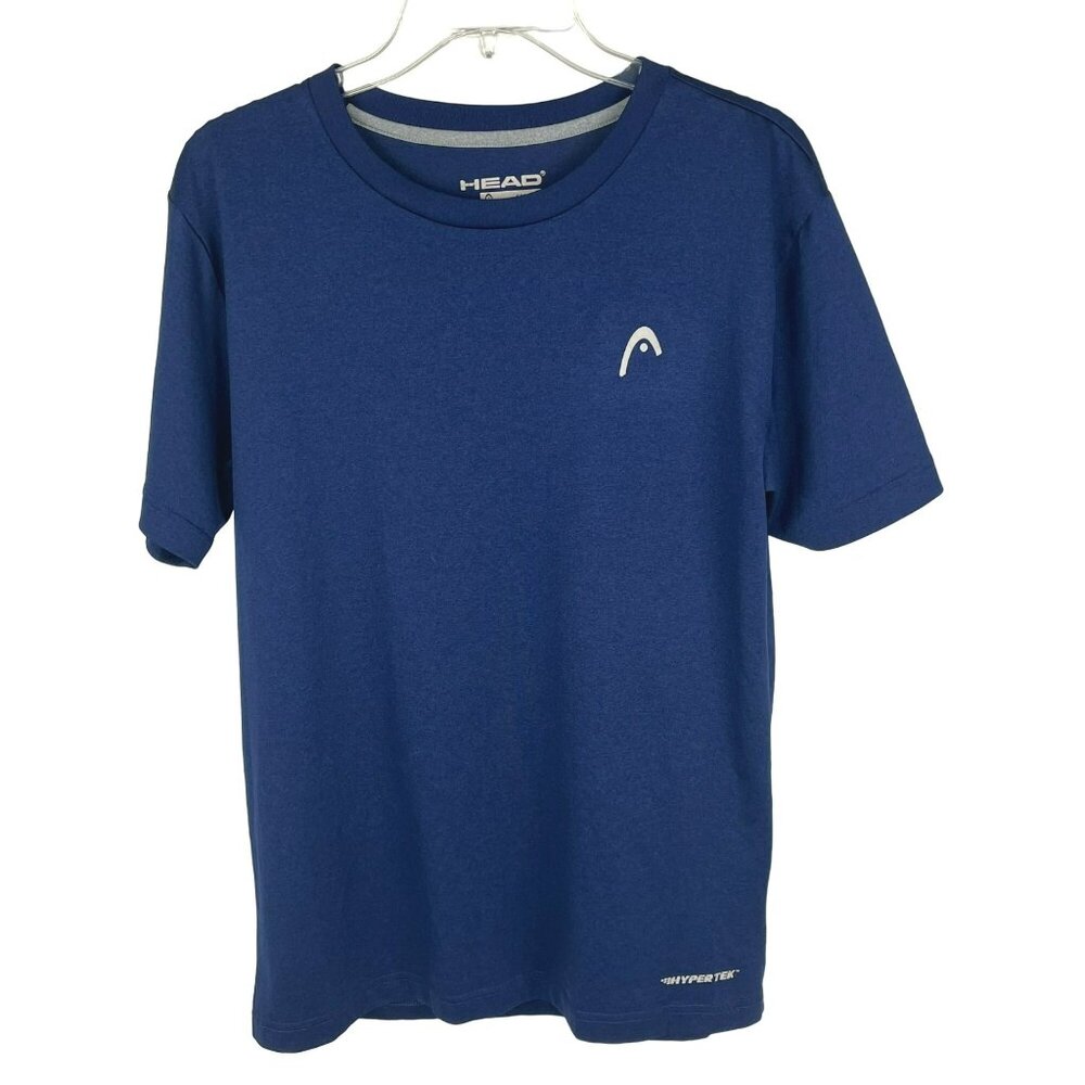Head HyperTek Men's Short-Sleeve Blue Athletic Shirt Sz. S